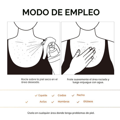 Melaxin® Spray Exfoliante de Ácido Kójico y Cúrcuma