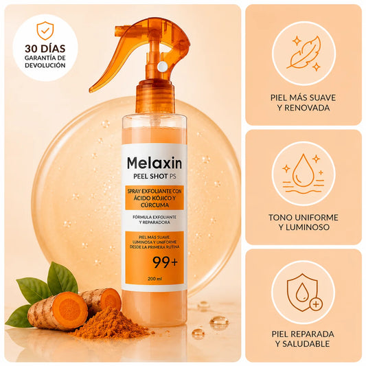Melaxin® Spray Exfoliante de Ácido Kójico y Cúrcuma
